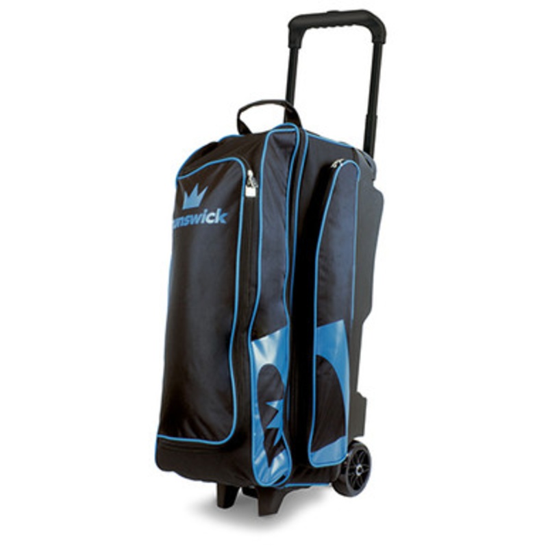 Brunswick Blitz 3 Ball Roller Bag Black/Blue