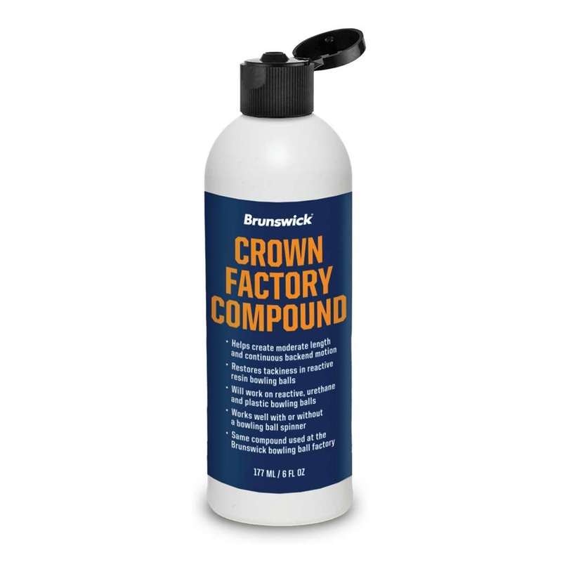 Brunswick Crown Factory Bowling Ball Compound- 6 ounce bottle