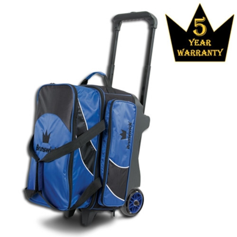 Brunswick Edge Double Roller Bowling Bag – Blue