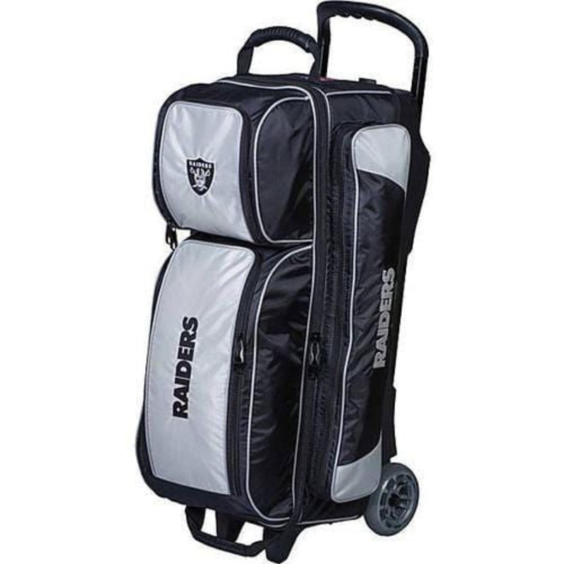 NFL LAS Vegas Raiders Triple Roller Bowling Bag
