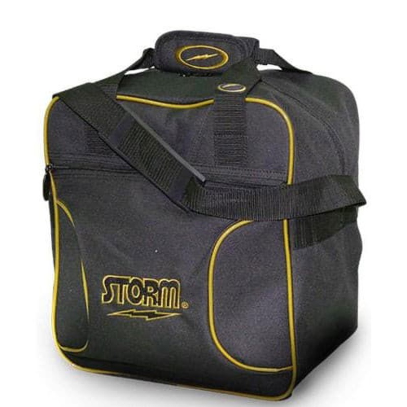 Storm 1 Ball Solo Black Gold Bowling Bag