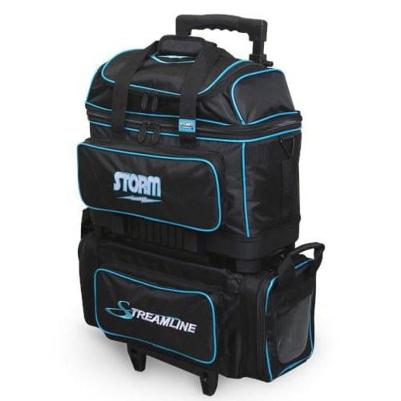 Storm Streamline 4 Ball Roller Black/Blue Bowling Bag