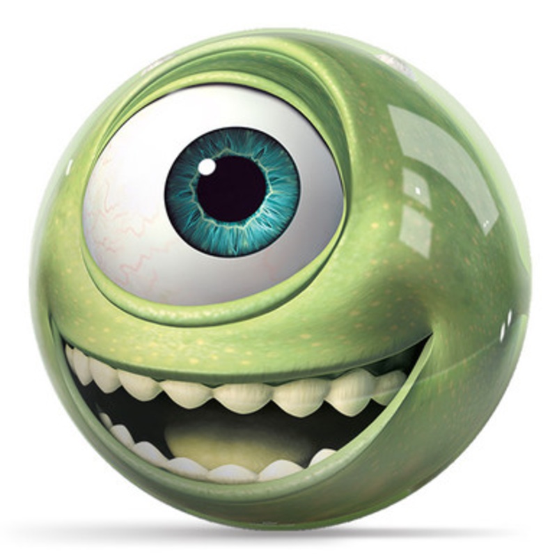 Disney Monsters Inc – Mike Wazowski Bowling Ball