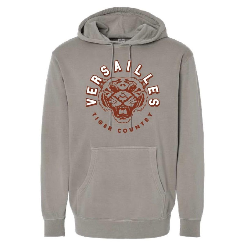Versailles Tiger Country Unisex Hoodie – Gray