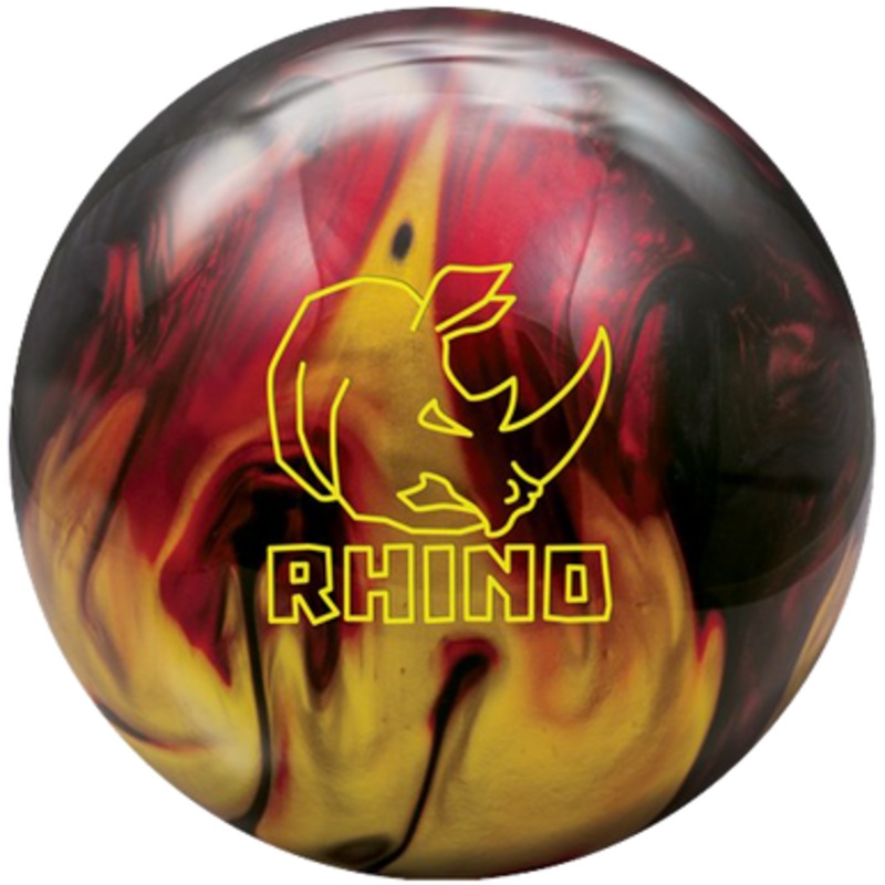 Brunswick Rhino Red/Black/Gold Bowling Ball