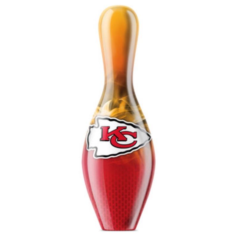 OTBB NFL on Fire Kansas City Chiefs Bowling Pin