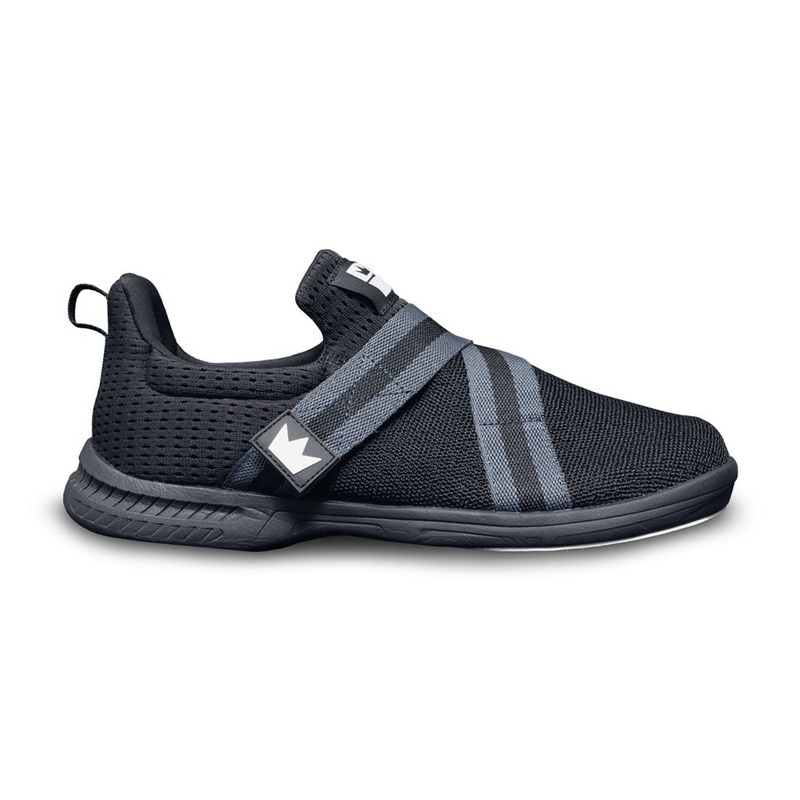 Brunswick Mens WIDE WIDTH Slingshot Bowling Shoes  – Black