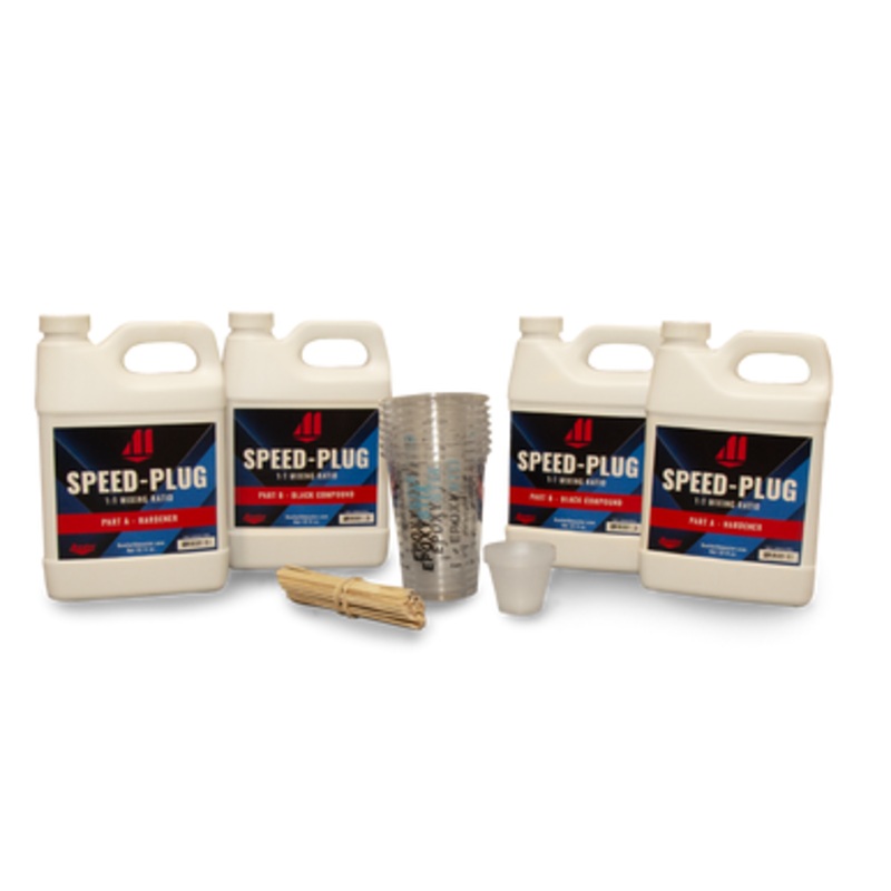 Master Speed Plug Black Ball Plug 1 Gallon Kit