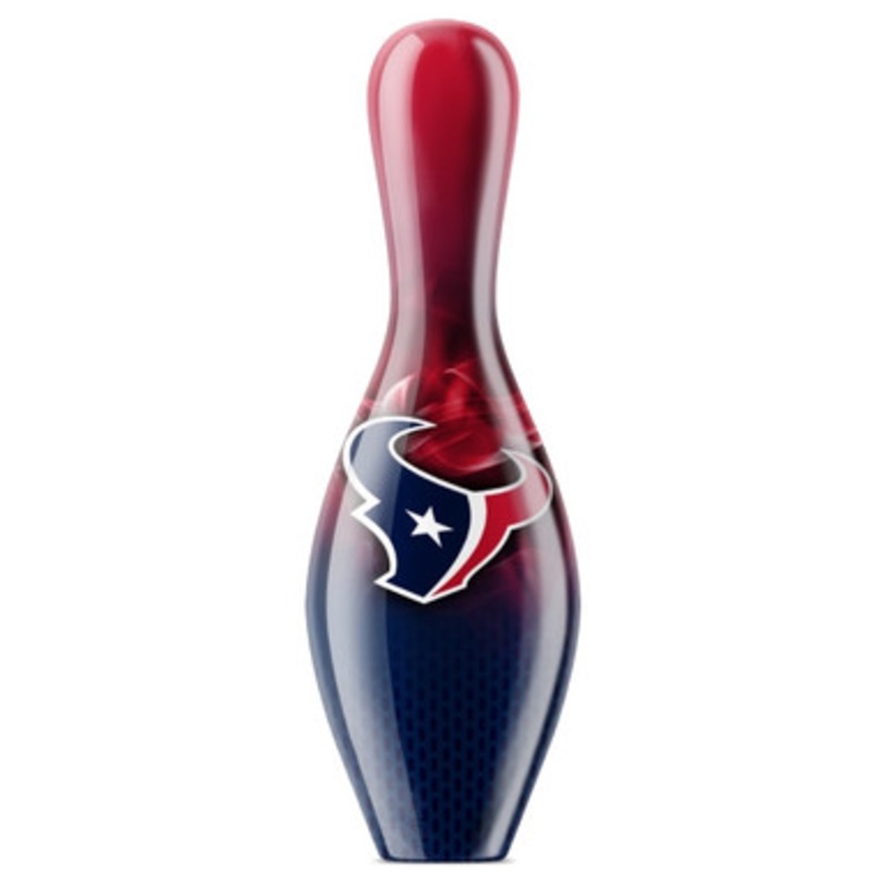 OTBB NFL on Fire Houston Texans Bowling Pin