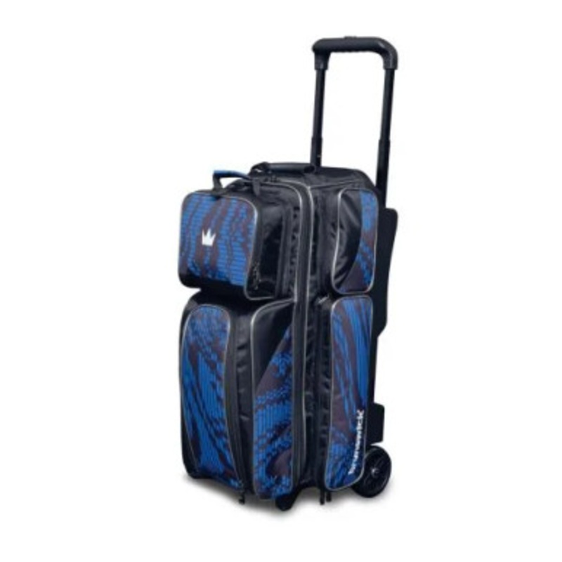 Brunswick Punisher 3 Ball Roller Bag Blue