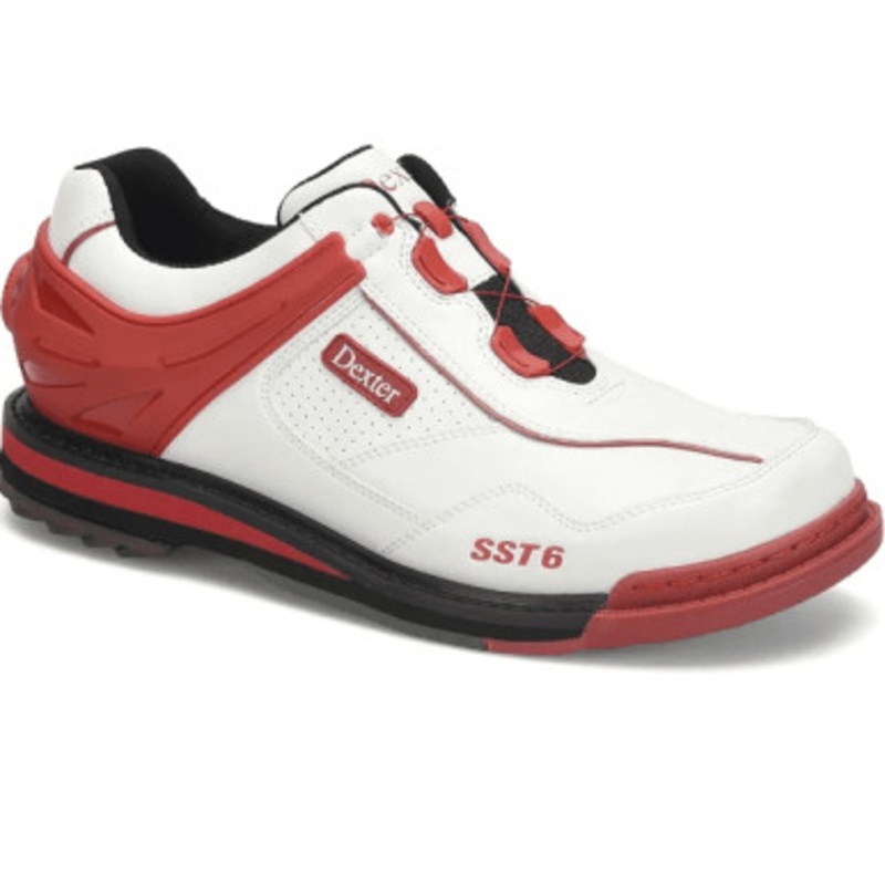 Dexter SST 6 Hybrid Boa Men’s Bowling Shoes White/Red Right Hand