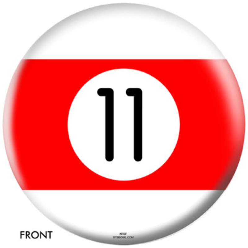 OTBB 11 Ball Red Stripe Bowling Ball
