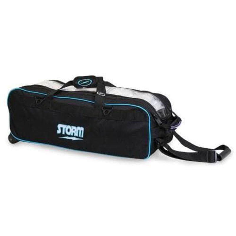 Storm Tournament 3 Ball Tote Black/Blue Bowling Bag