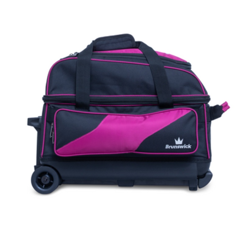 Brunswick Zone 2 Ball Roller Bag Raspberry