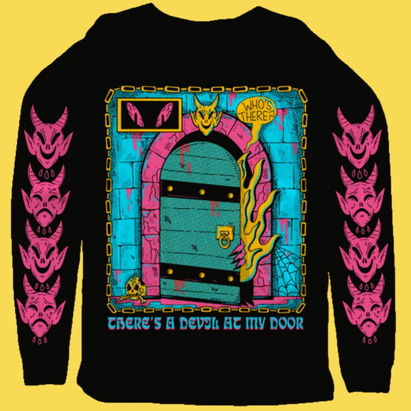 ‘Devil At My Door’ Sweatshirt|Small|Medium|Large|X-Large|2XL
