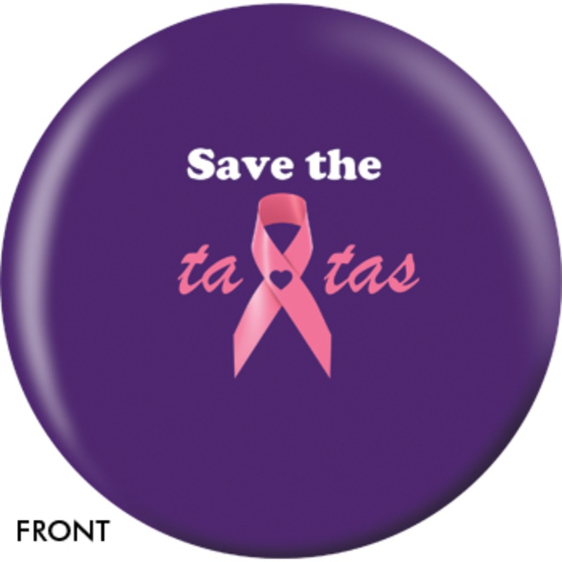 OTBB Save The Ta-Tas Bowling Ball