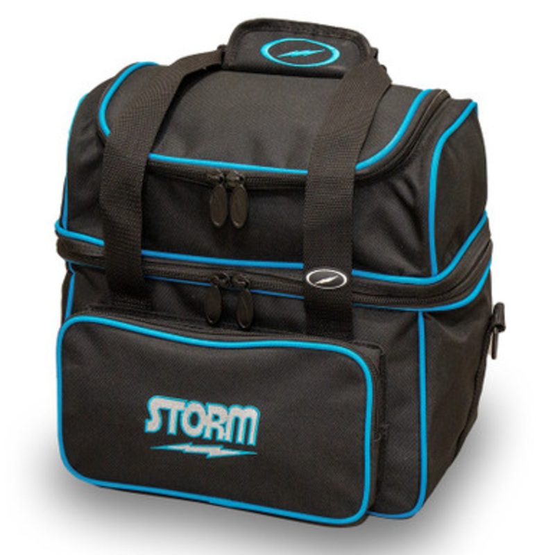 Storm Flip Tote 1-Ball Bowling Bag Black/Electric Blue