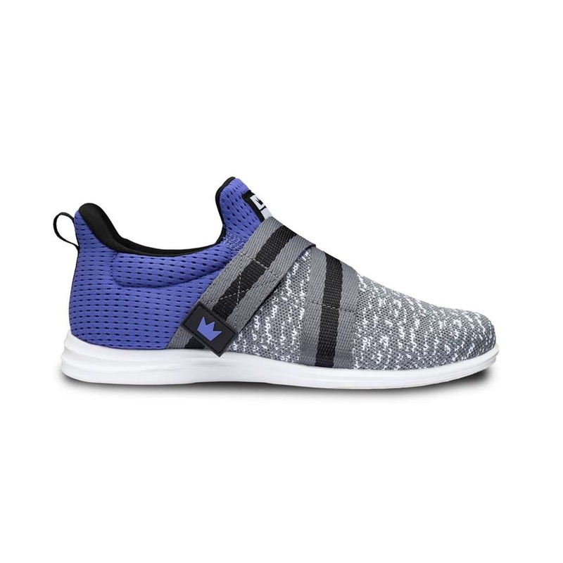 Brunswick Ladies Versa Bowling Shoes- Grey/Purple