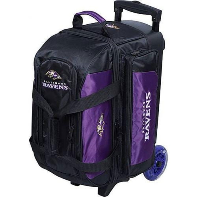 NFL Double Roller Baltimore Ravens Bowling Bag