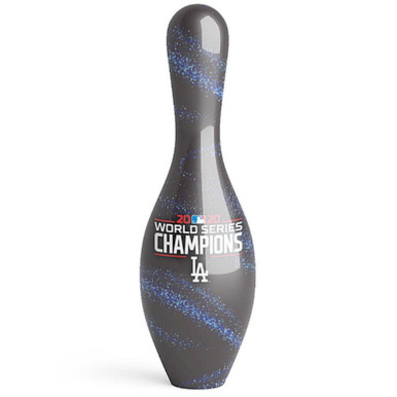 OTBB 2020 World Series Champion Los Angeles Dodgers Bowling Pin Black