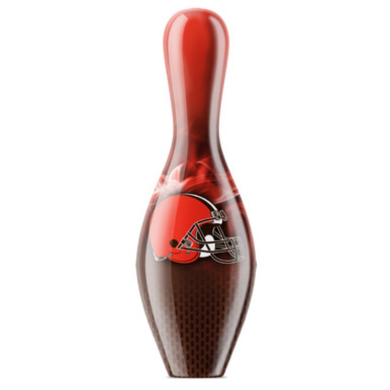 OTBB NFL on Fire Cleveland Browns Bowling Pin