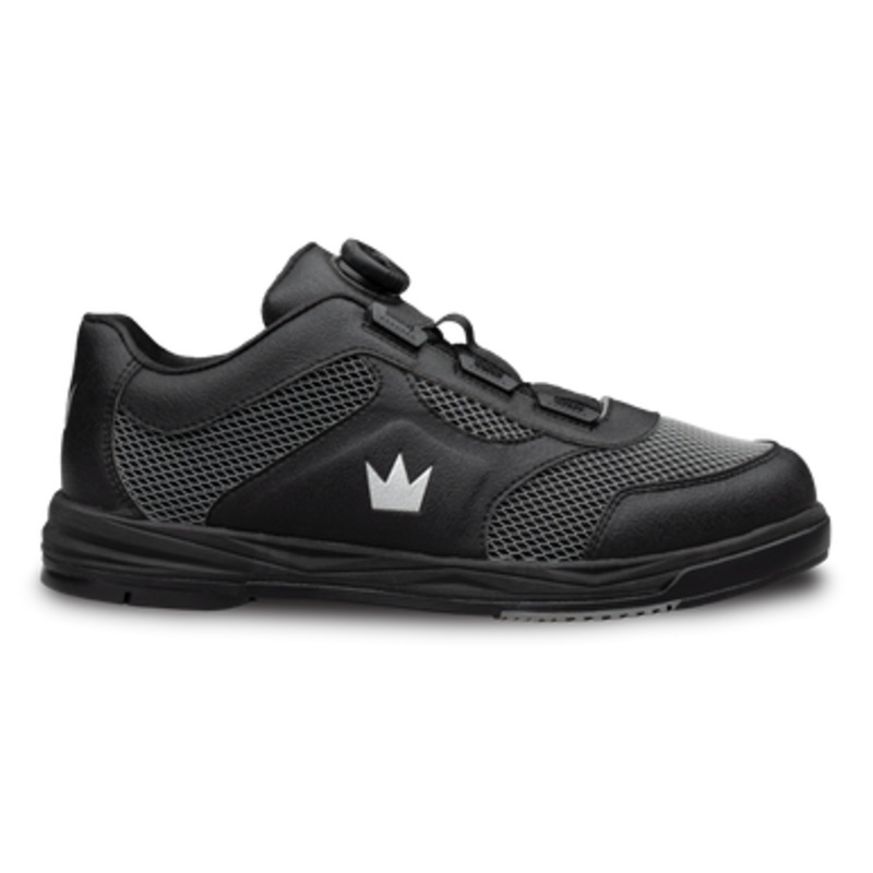 Brunswick Fury Mens Bowling Shoes Black Right Hand