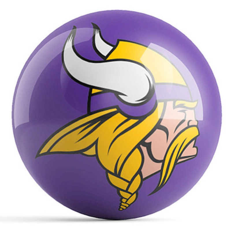 OTBB NFL Team Logo Minnesota Vikings Bowling Ball