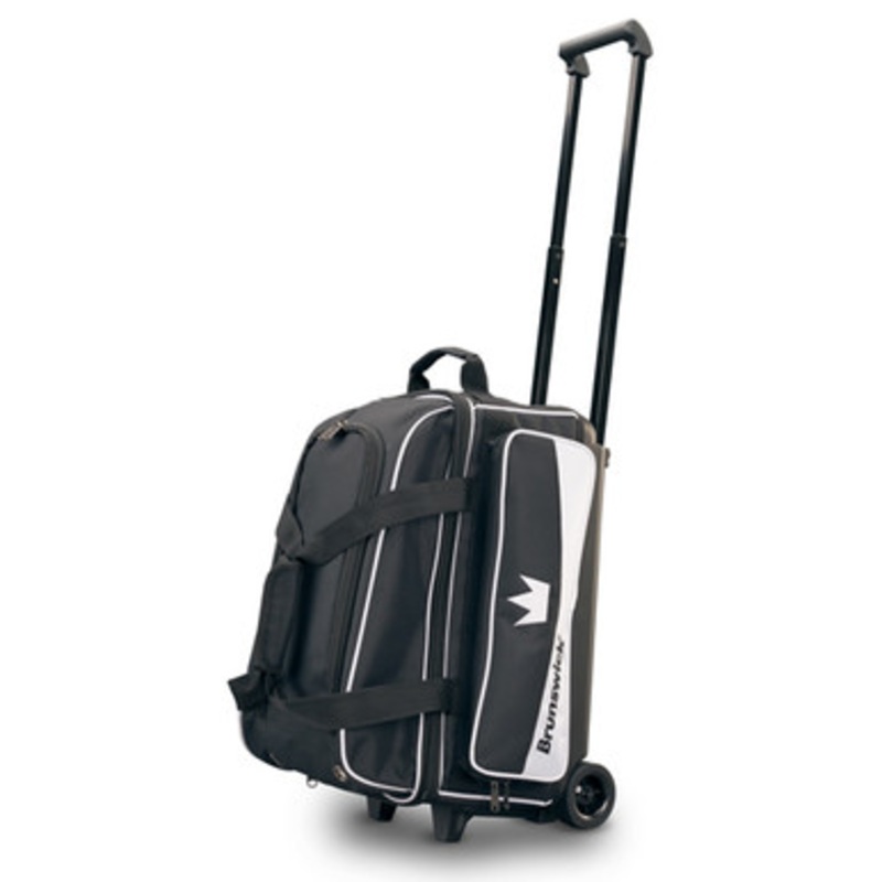 Brunswick Zone 2 Ball Roller Bag White