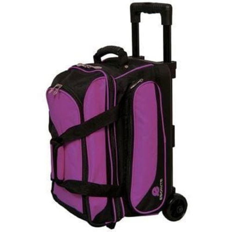 Ebonite Transport II Double Roller Purple Bowling Bag