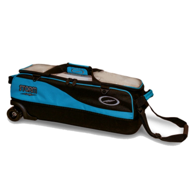 Storm Travel Tote Pro 3-Ball Bowling Tote Bag Blue/Black