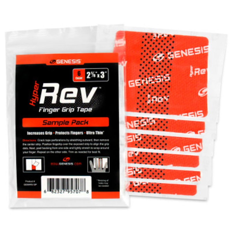 Genesis Hyper Rev Finger Tape Orange – 6 Pack