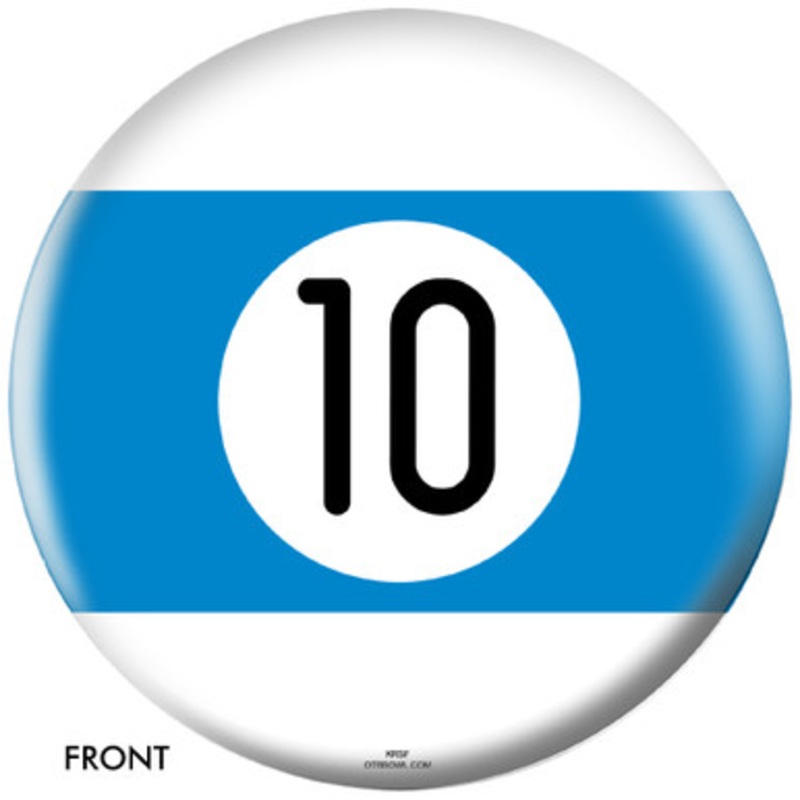 OTBB 10 Ball Blue Stripe Bowling Ball