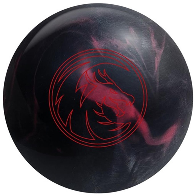 Swag Black Dragon Bowling Ball – Black/Red