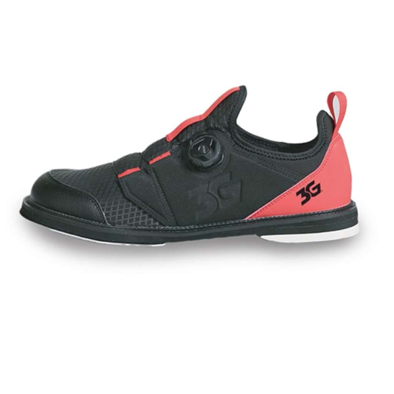 3G Men’s Speed Dial Right Hand Bowling Shoes – Black/Red