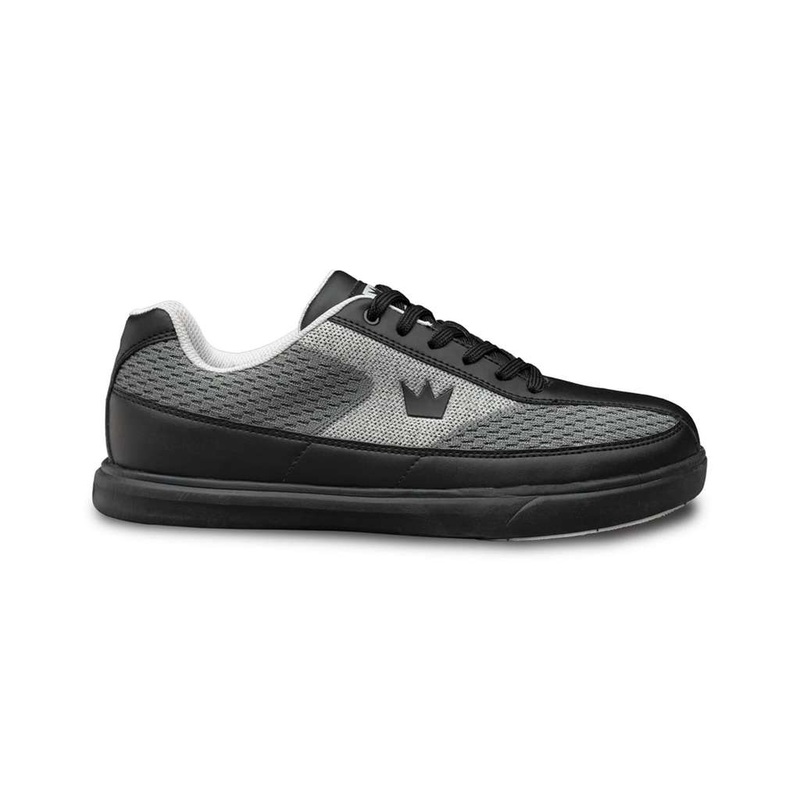 Brunswick Mens Renegade Mesh WIDE Bowling Shoes- Grey