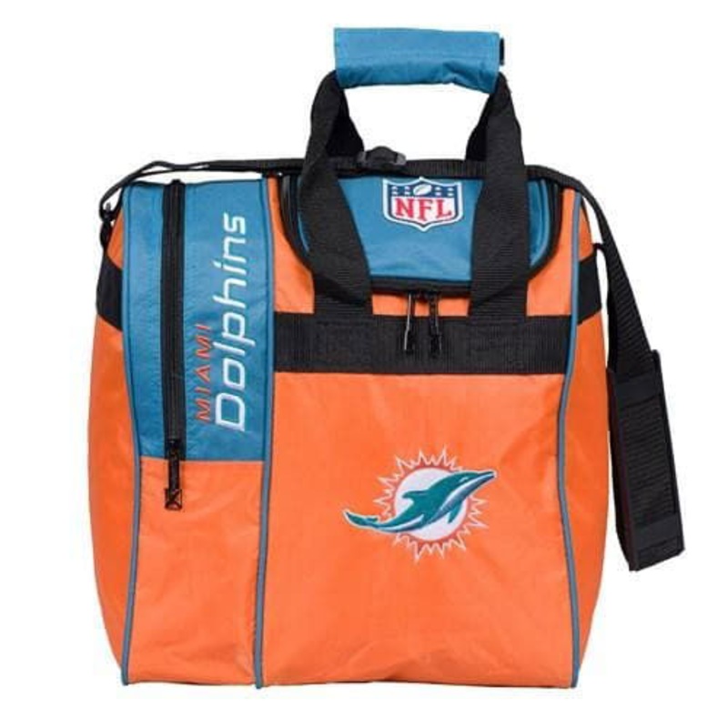 NFL 2020 Miami Dolphins Single Tote Bowling Bag