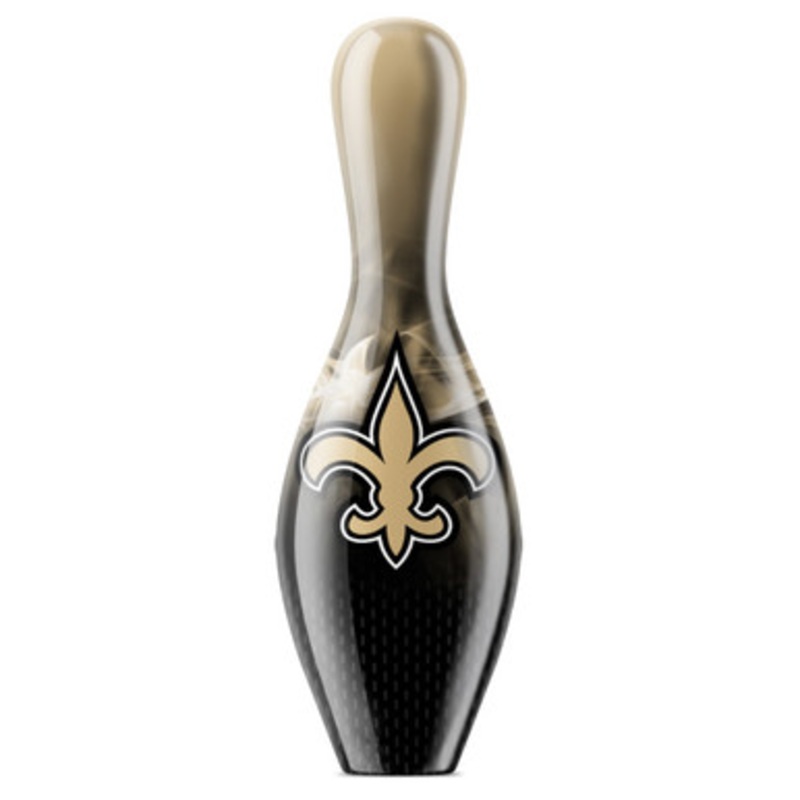 OTBB NFL on Fire New Orleans Saints Bowling Pin