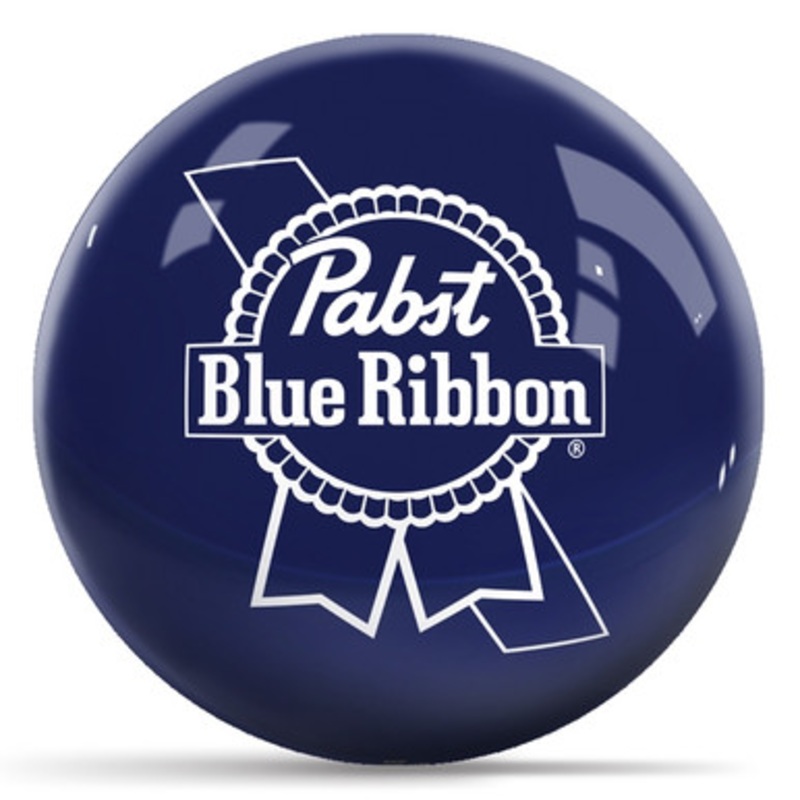 OTBB Pabst Blue Ribbon Logo – Blue Bowling Ball