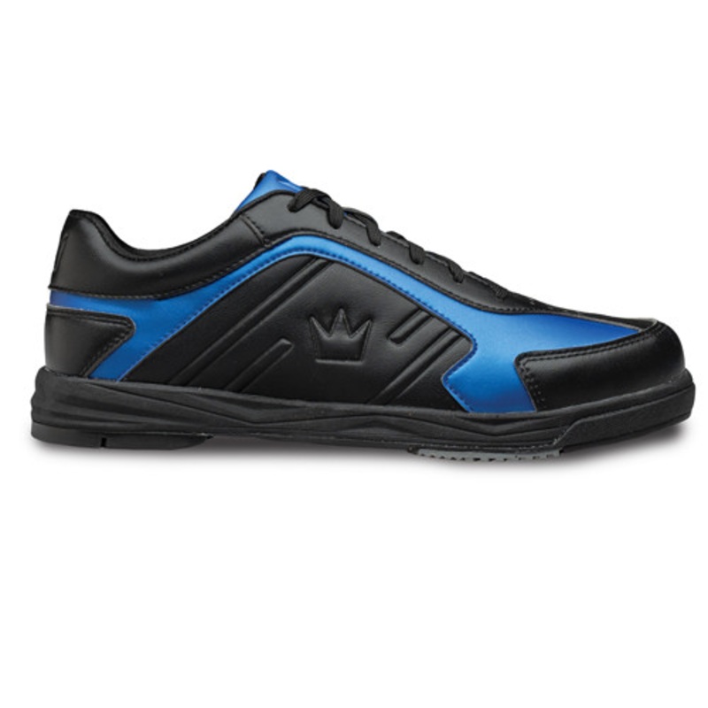 Brunswick Men’s Siege Bowling Shoes – Black/Royal – Right Hand Wide