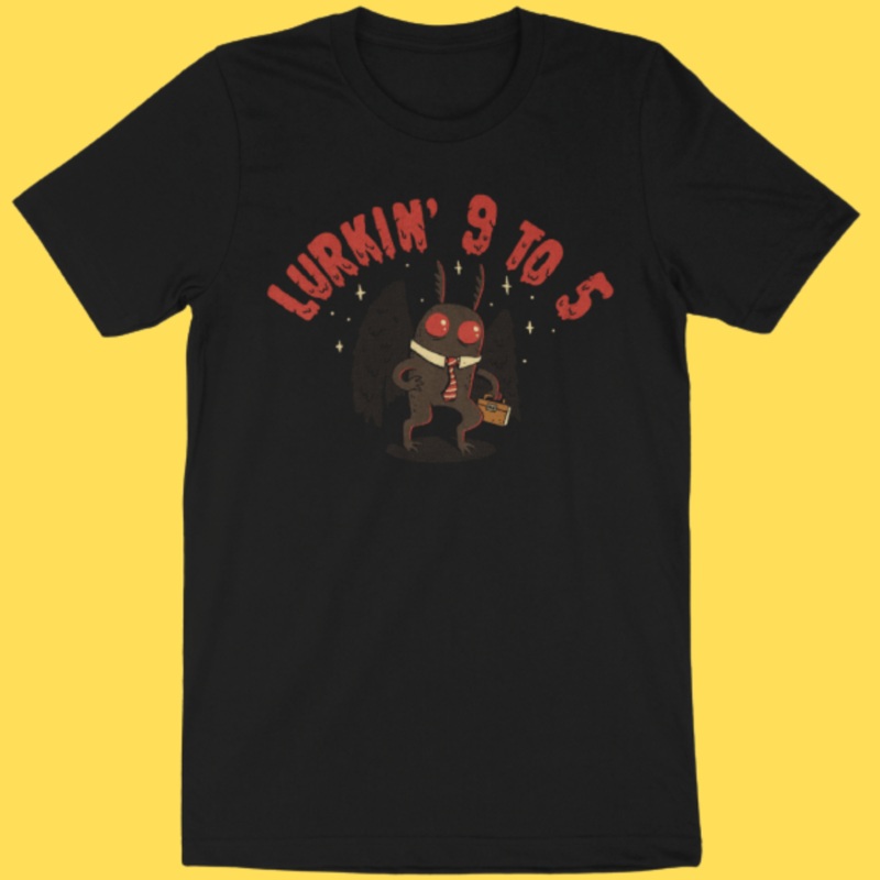 ‘Mothman’s Day Job’ Shirt|Small|Medium|Large|X-Large|2XL