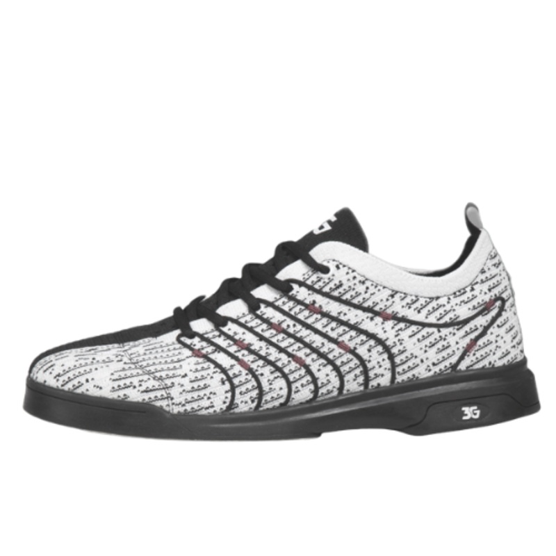 3G Ascent II White/Black Mens Right Hand Bowling Shoes