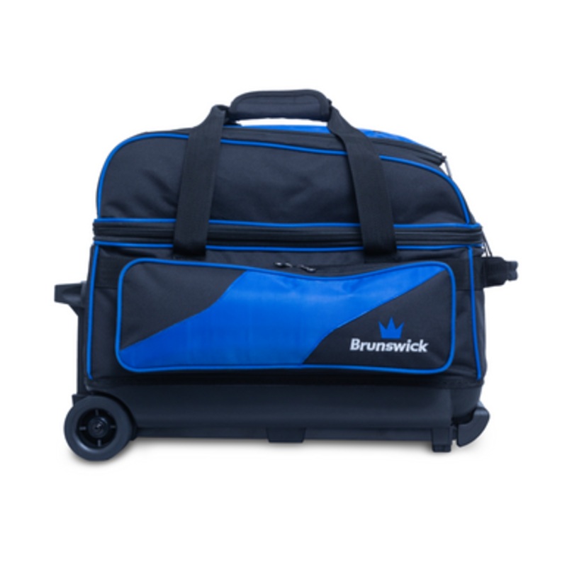 Brunswick Zone 2 Ball Roller Bag Blue