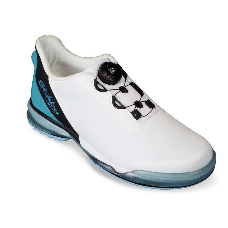 KR Strikeforce TPC Hype White/Black/Sky Bowling Shoes – Left Handed