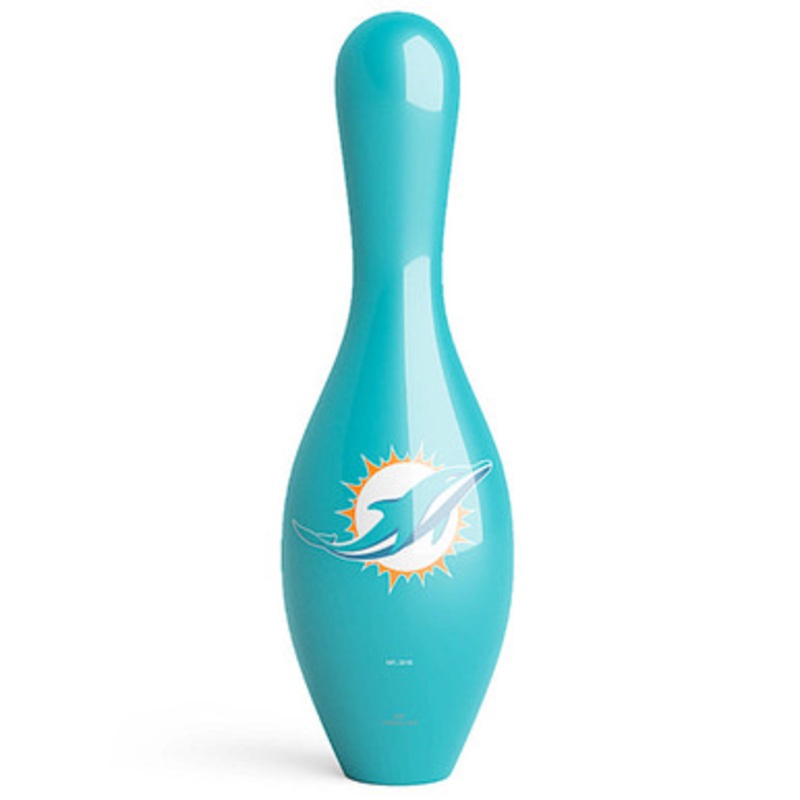 OTBB NFL Team Logo Miami Dolphins Bowling Pin