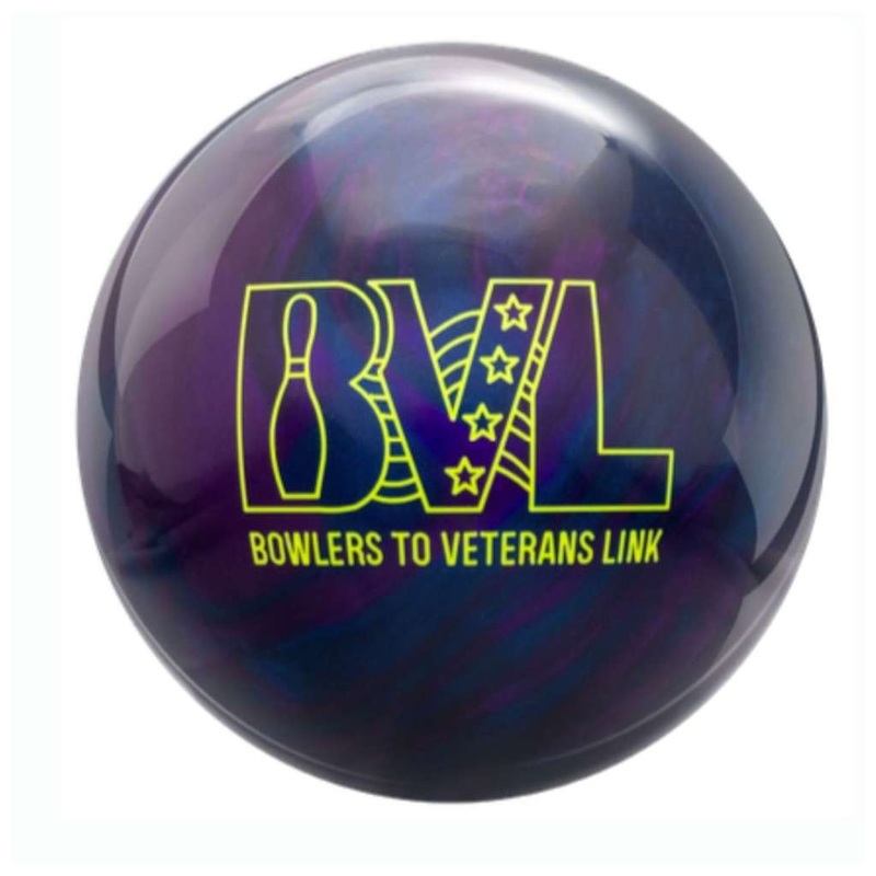 Brunswick BVL Veterans Bowling Ball – Purple/Blue