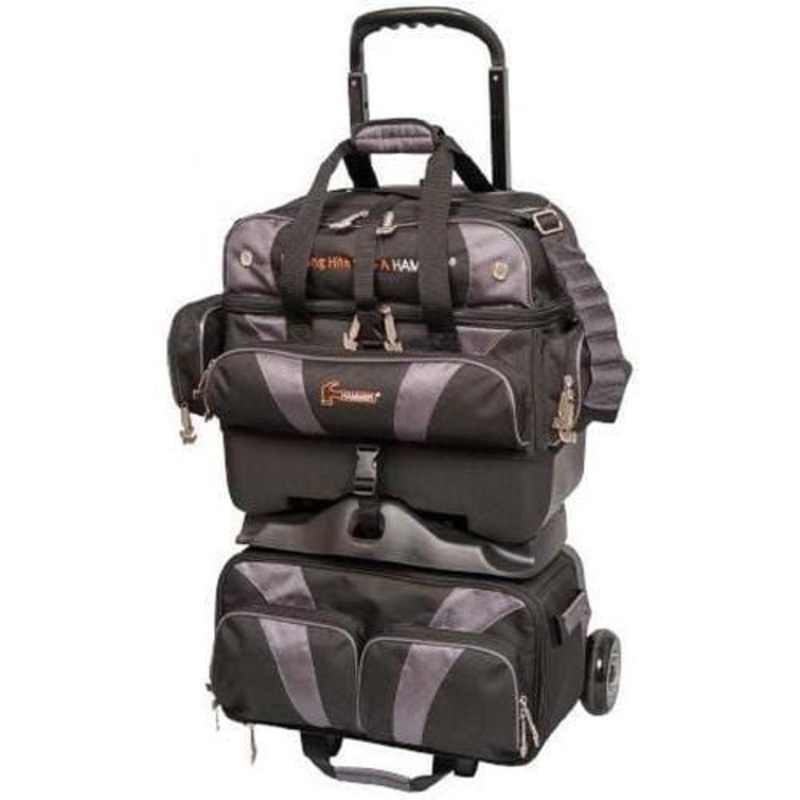 Hammer Premium 4 Ball Roller Bowling Bag Black Carbon