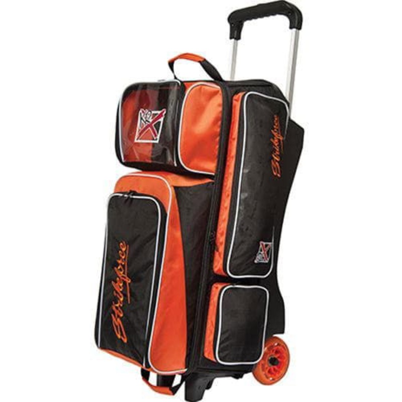 KR Strikeforce Krush Orange Black Triple Roller Bowling Bag