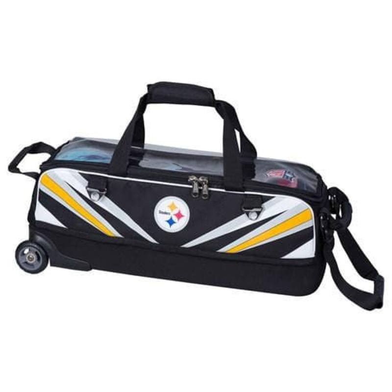 NFL Slim Triple Tote Pittsburgh Steelers Bowling Bag