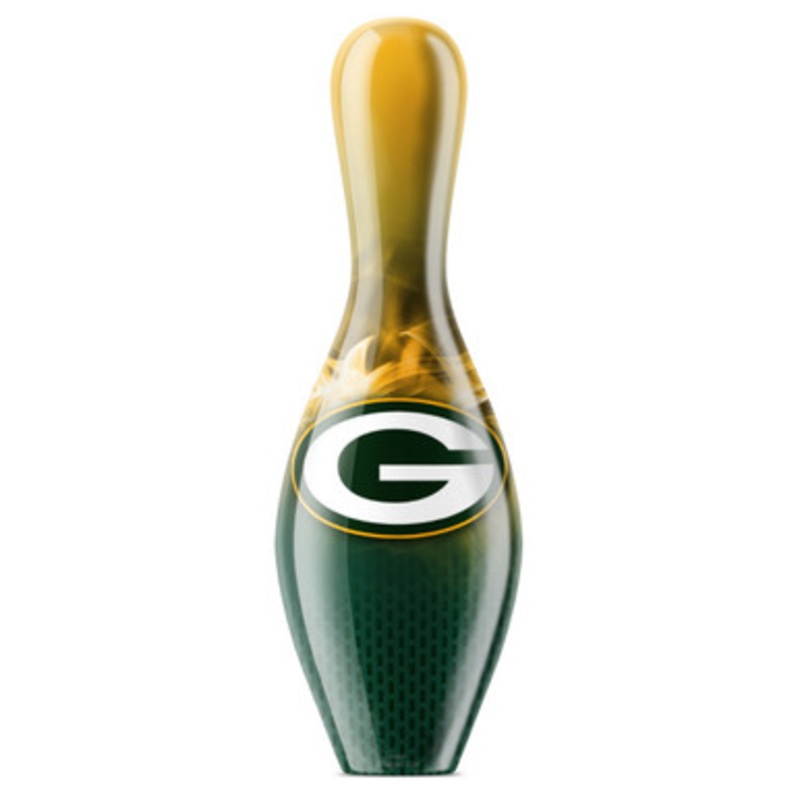 OTBB NFL on Fire Green Bay Packers Bowling Pin