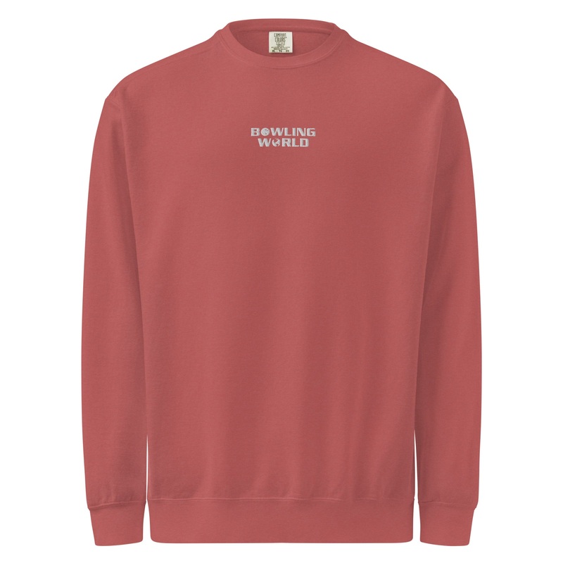 Unisex Embroidered Garment-Dyed Sweatshirt (5 Colors)